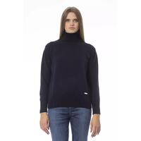 Baldinini Trend Women's Blue Wool Sweater - 44 IT