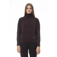 Baldinini Trend Women&#39;s Brown Wool Sweater - 42 IT