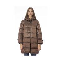 Baldinini Trend Women&#39;s Brown Nylon Jackets &amp; Coat - S