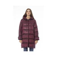 Baldinini Trend Women&#39;s Burgundy Nylon Jackets &amp; Coat - 2XL
