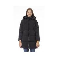 Baldinini Trend Women's Black Polyester Jackets &amp; Coat - M