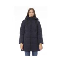 Baldinini Trend Women's Blue Polyester Jackets &amp; Coat - L