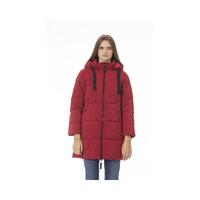 Baldinini Trend Women's Red Polyester Jackets &amp; Coat - M
