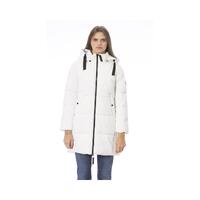 Baldinini Trend Women's White Polyester Jackets &amp; Coat - XL