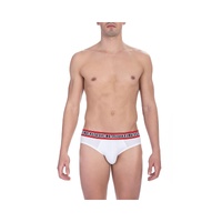 Bikkembergs Men's Sleek Bikkembergs Cotton-Elastane Bi-pack Briefs - L