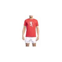 Printed Logo T-Shirt with Back Detail L Men