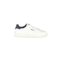 Blauer Men's White Leather  Sneaker - 45 EU