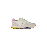 Blauer Women's White Leather  Sneaker - 38 EU