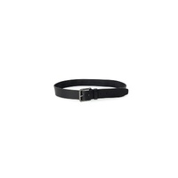 Hugo Boss Men's Black Leather Belt - 95 cm