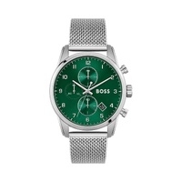 Hugo Boss Men's Silver Stainless Steel Watch - One Size