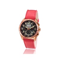 Bobroff Men's Red Leather Watch - One Size