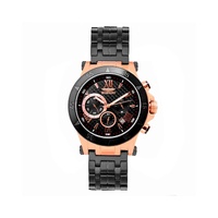 Bobroff Men's Black Steel Watch - One Size