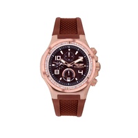 Bobroff Unisex's Brown Rubber Watch - One Size