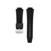 Bobroff Men's Black Silicone Watch - One Size