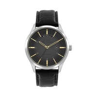 Ben Sherman Men's Black Leather Watch - One Size