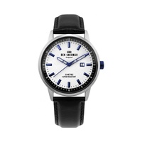 Ben Sherman Men's Black Leather Watch - One Size