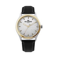 Ben Sherman Men's Black Leather Watch - One Size