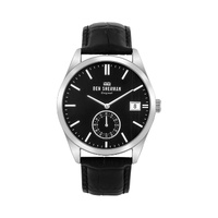 Ben Sherman Men's Black Leather Watch - One Size