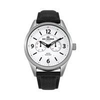 Ben Sherman Men's Black Leather Watch - One Size