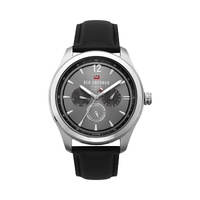 Ben Sherman Men's Black Leather Watch - One Size