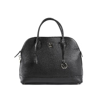 V Italia by VERSACE 1969 ABBIGLIAMENTO SPORTIVO SRL Women's V Italia by VERSACE 1969 ABBIGLIAMENTO SPORTIVO SRL Small Leather Satchel Black in Black -