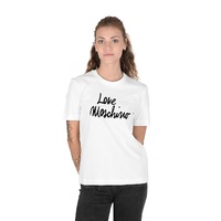 Love Moschino Women's Logo T-Shirt - White - 44 IT