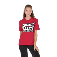Love Moschino Women's Skate To Create Graphic Print T-Shirt - 40 IT