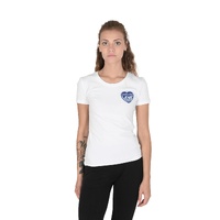 Love Moschino Women's Love Storm T-Shirt  White - 44 IT