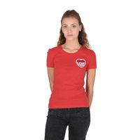 Love Moschino Women's Love Storm Red T-Shirt - 40 IT
