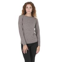 Crown of Edinburgh Cashmere Women&#39;s Cashmere Boatneck Sweater in Taupe - M