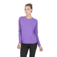 Crown of Edinburgh Cashmere Women's Premium Italian Cashmere Womens Sweater in Lavanda - 40 EU