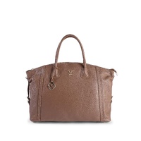 V Italia by Versace Genuine Leather Handbag Brown - One Size
