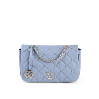 V Italia by Versace 1969 Quilted Leather Shoulder Bag - One Size
