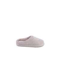 Felted Wool Slippers with Embroidered Logo - 39.5 EU