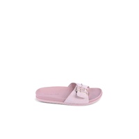 Suede Buckle Slides - 39 EU