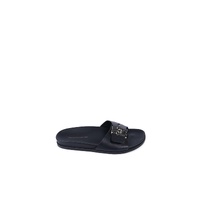Leather Buckle Slides - 36 EU