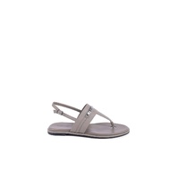 Leather Thong Sandals Flat - 39 EU