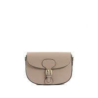 HalfMoon Leather Crossbody Bag - One Size