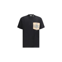 Burberry Women&#39;s Archive Check pocket t-shirt - L