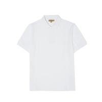 Burberry Men's White Cotton Collared Polo Shirt - 54 IT