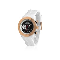 Bultaco Men's White Rubber Watch - One Size