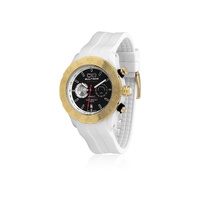 Bultaco Unisex's White Rubber Watch - One Size