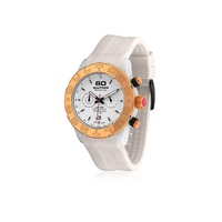 Bultaco Women's White Rubber Watch - One Size