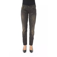 BYBLOS Women's Black Cotton Jeans &amp; Pant - W26 US