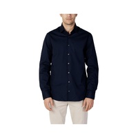 Calvin Klein Men's Blue Cotton Shirt - 40 EU