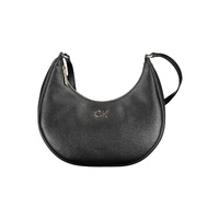 Calvin Klein Women's Elegant Black Recycled Shoulder Bag - One Size