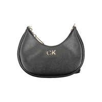 Calvin Klein Women's Elegant Black Chain Shoulder Bag - One Size