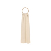 Calvin Klein Women's Cream Recycled Polyester Scarf - One Size