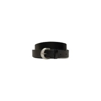 Calvin Klein Jeans Women&#39;s Black Leather Belt - 90 cm