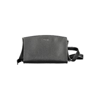 Calvin Klein Women's Elegant Black Shoulder Bag with Logo Detailing - One Size